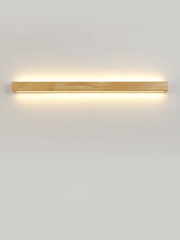 Absalomit Scandinavian Wooden Sleek Bar Wall Lamp