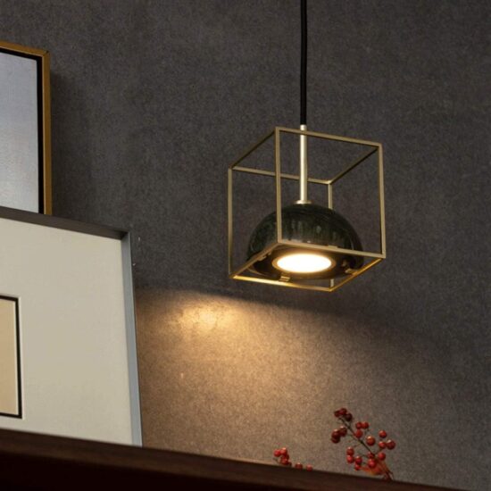 Cuubisor Modern Marble Cube Rules Pendant Lamp