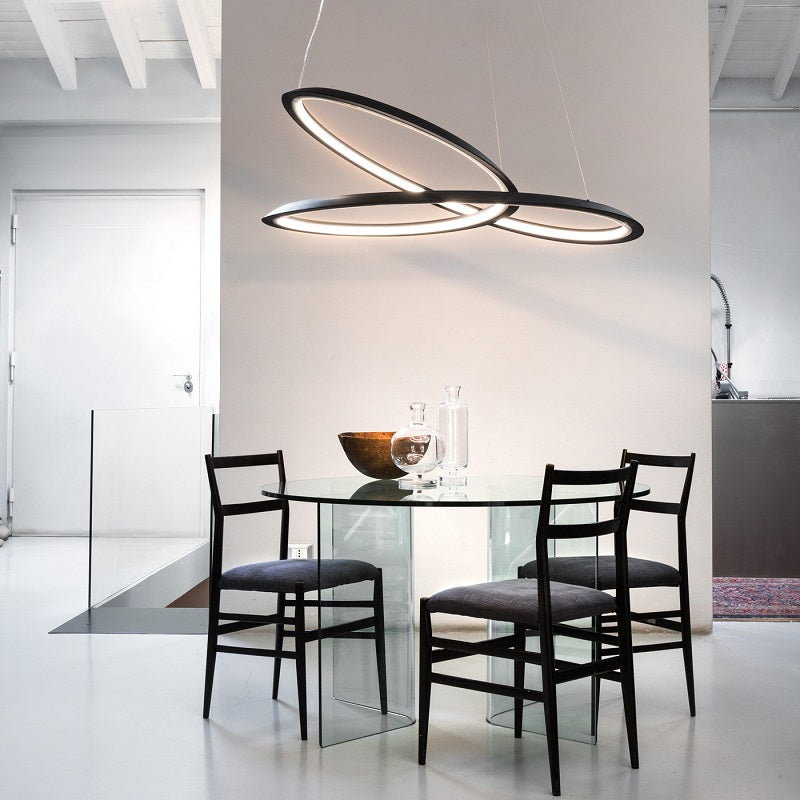 Sundström Modern Infinite Loop Organic Flow Pendant Lamp