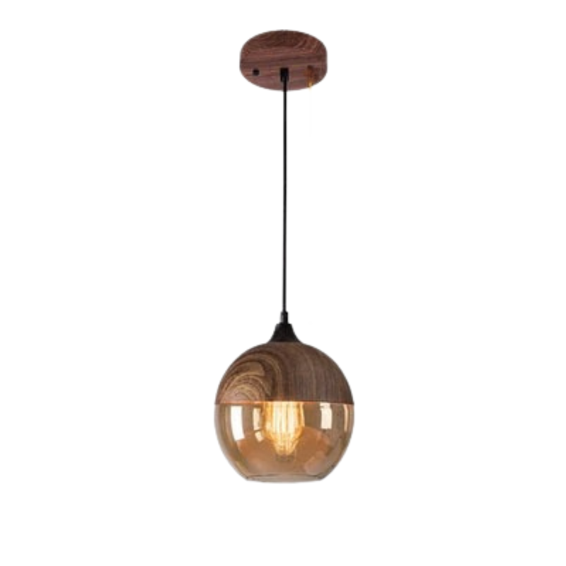 Emblari Scandinavian Glass Jar Pendant Lamp