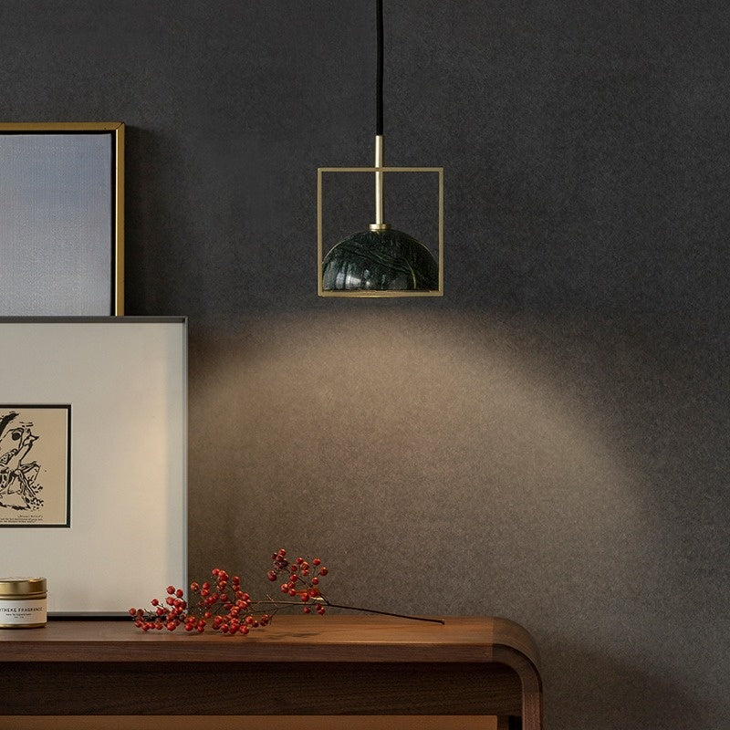 Cuubisor Modern Marble Cube Rules Pendant Lamp