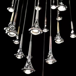 Sylvester Meteor Shower Drop Pendant Lamp