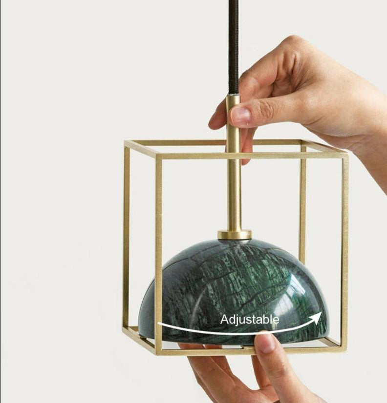 Cuubisor Modern Marble Cube Rules Pendant Lamp