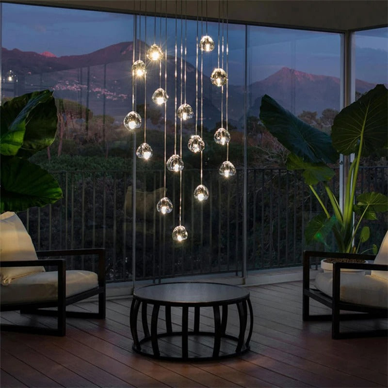 Norlick Lux Crystal Gems Modern Chandelier Lamp