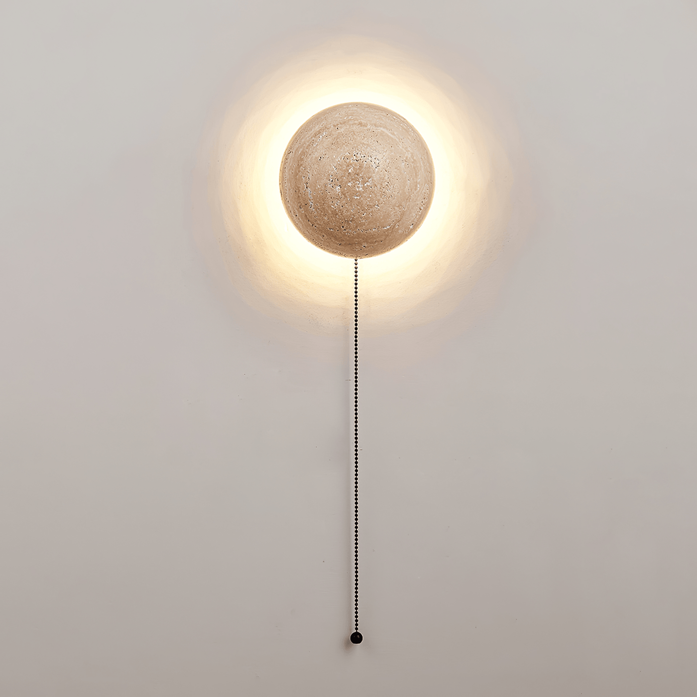 Luna Travertine Wall Light