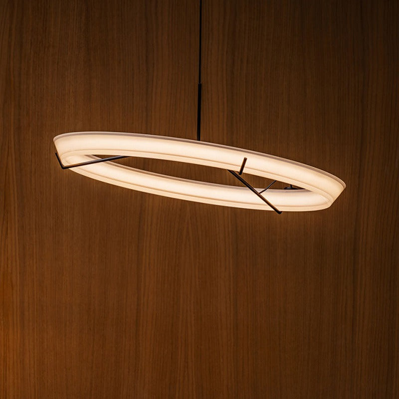 Vigga Suspended Sculptural Ring Pendant Light