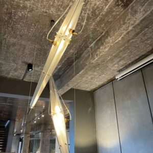 Elofka Long Glass Wing Pendant Light