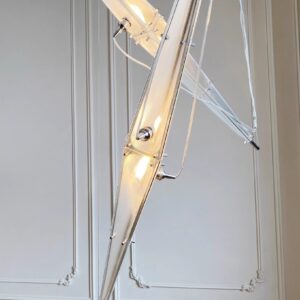 Elofka Long Glass Wing Pendant Light