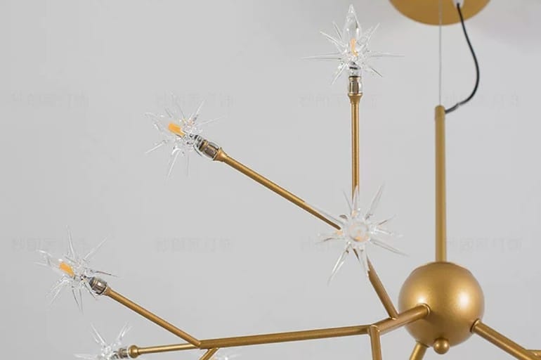 LED Starry Design Modern Simple Decorative Pendant Light