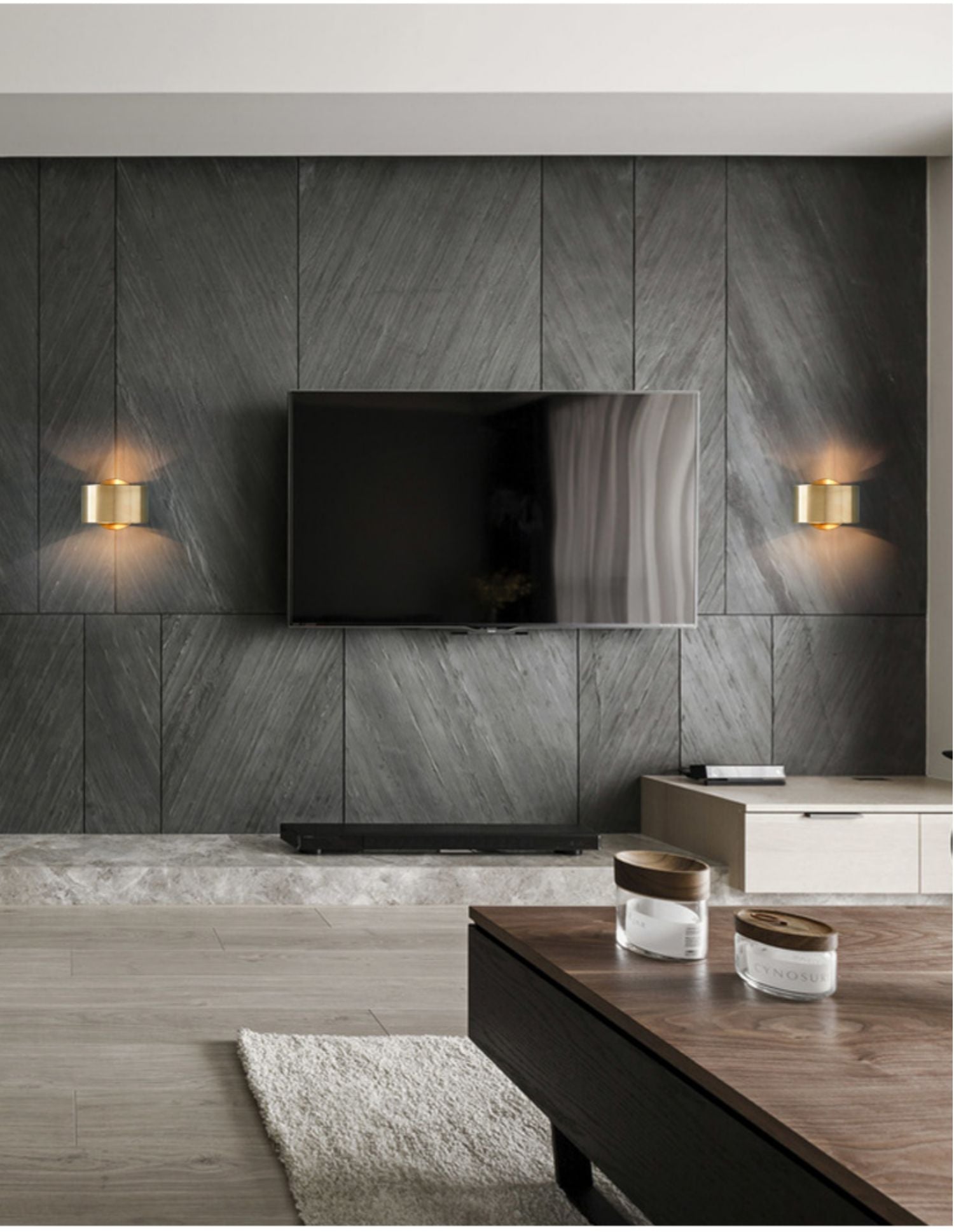 Lenuistt Up Down Drum Wall Lamp