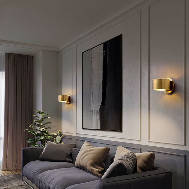 Lenuistt Up Down Drum Wall Lamp