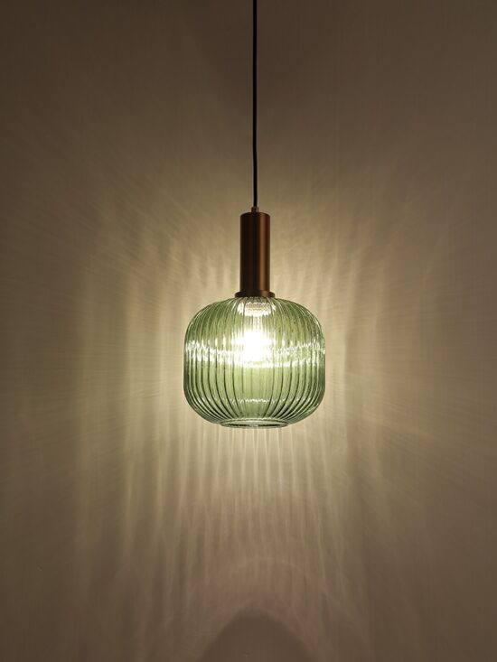 ÁSGEIRR Glass Perfume Bottle Pendant Light