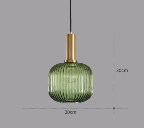 ÁSGEIRR Glass Perfume Bottle Pendant Light