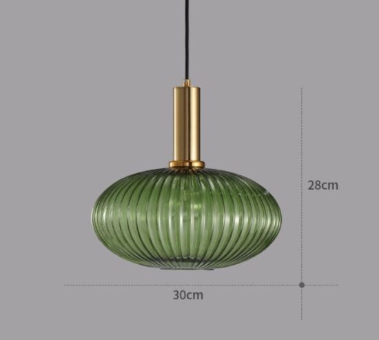 ÁSGEIRR Glass Perfume Bottle Pendant Light