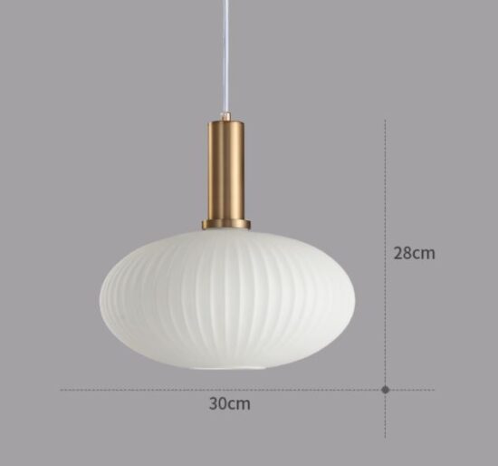 ÁSGEIRR Glass Perfume Bottle Pendant Light