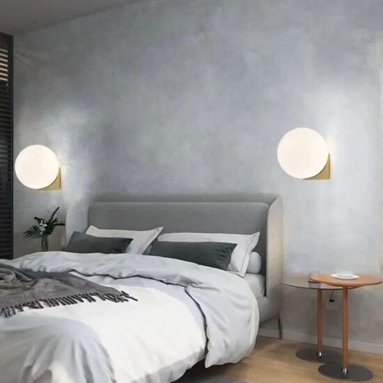 GREGERS Modern Pearl Ball Wall Lamp