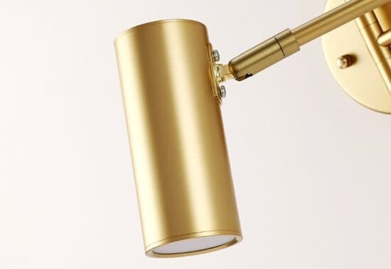Hurquano Adjustable Twin Arm Wall Lamp