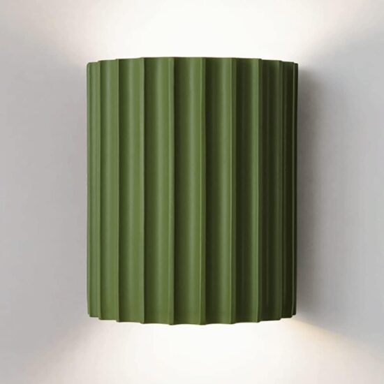 Jonsson Modern Coloured Grooves Wall Lamp