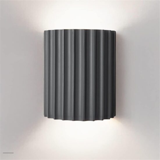 Jonsson Modern Coloured Grooves Wall Lamp