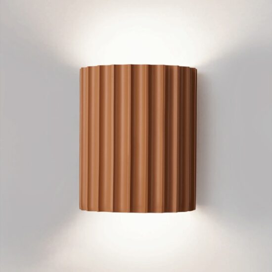 Jonsson Modern Coloured Grooves Wall Lamp