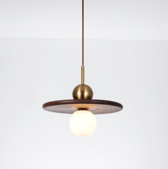 Kipstarno Wood Plate Pendant Lamp