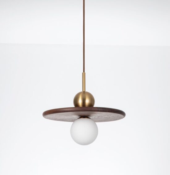 Kipstarno Wood Plate Pendant Lamp