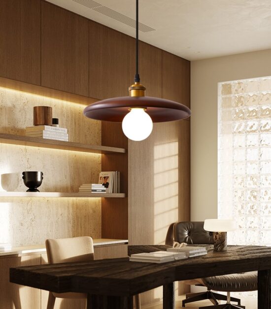 Kipsteeno Wood Shade Pendant Lamp