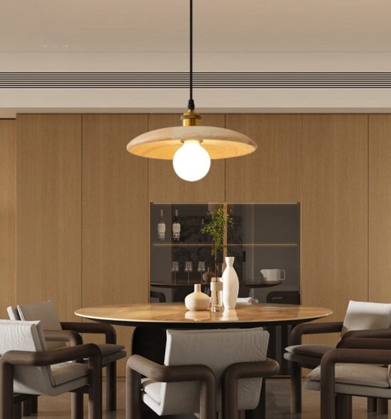 Kipsteeno Wood Shade Pendant Lamp