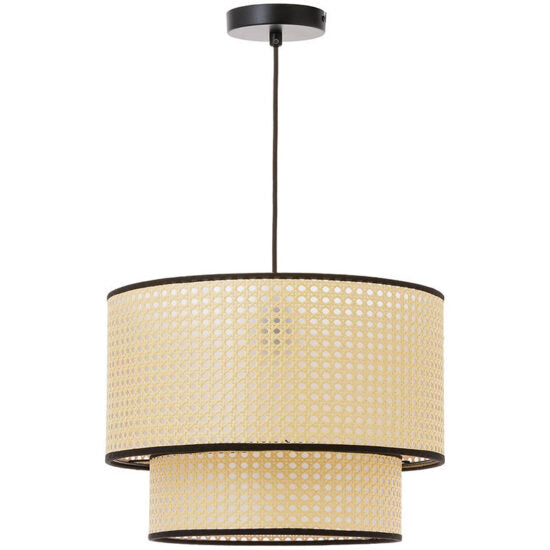 Kresteda Rattan Dual Layer Pendant Lamp