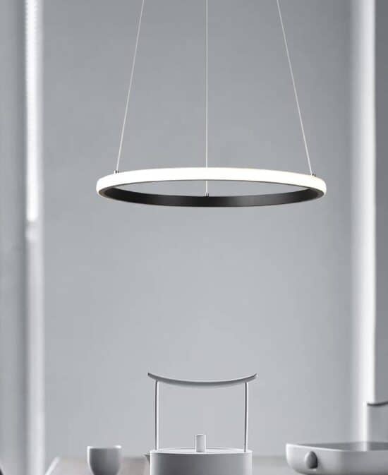 Lanuka Modern Minimalist Round Ring Pendant Lamp