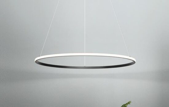 Lanuka Modern Minimalist Round Ring Pendant Lamp