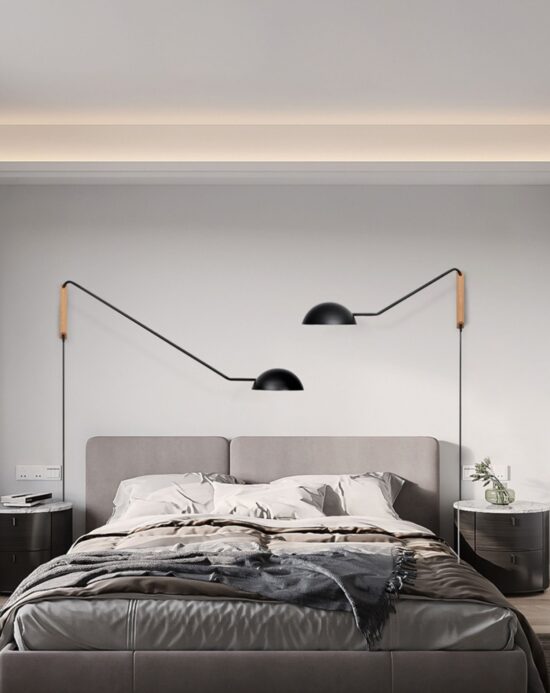 Marika Long Arm Wall Lamp