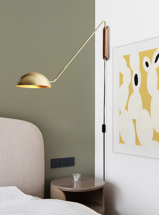 Marika Long Arm Wall Lamp