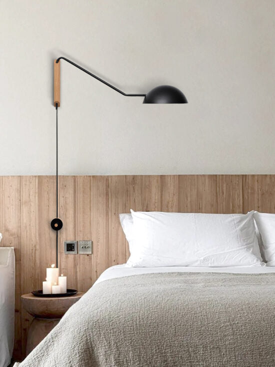 Marika Long Arm Wall Lamp