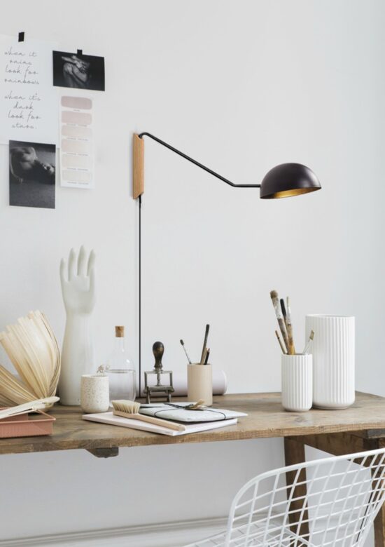 Marika Long Arm Wall Lamp