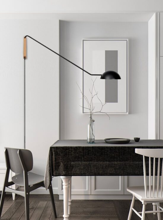 Marika Long Arm Wall Lamp