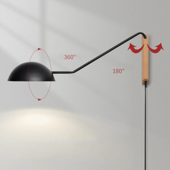 Marika Long Arm Wall Lamp