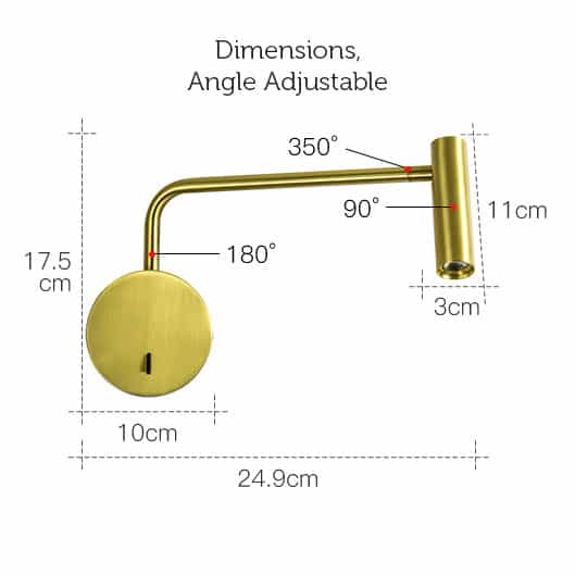 Njála Swing Arm Wall Lamp