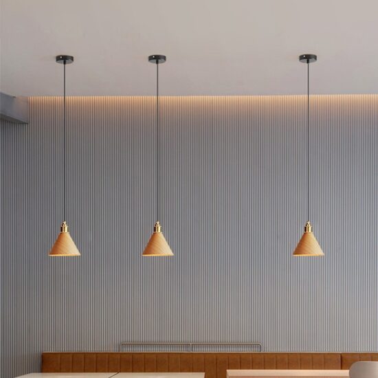 Osmunde Scandinavian Wooden Lamp Shade Pendant Light