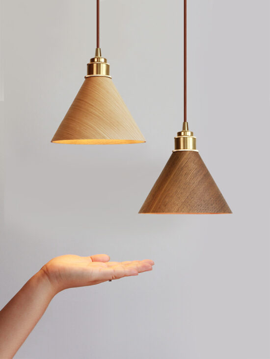 Osmunde Scandinavian Wooden Lamp Shade Pendant Light