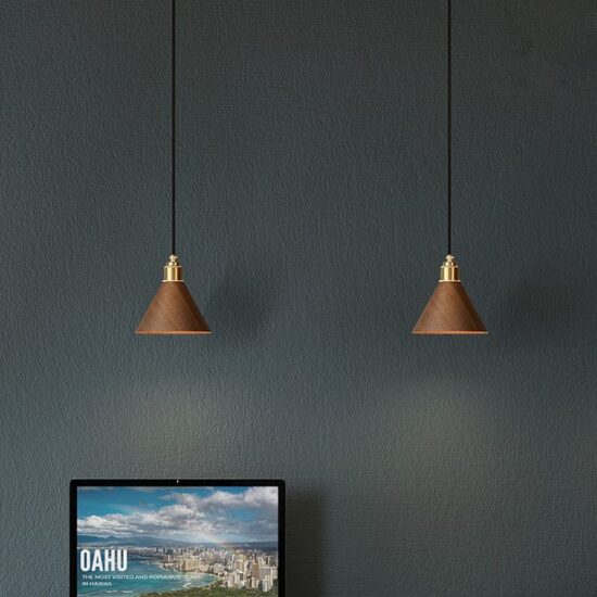 Osmunde Scandinavian Wooden Lamp Shade Pendant Light