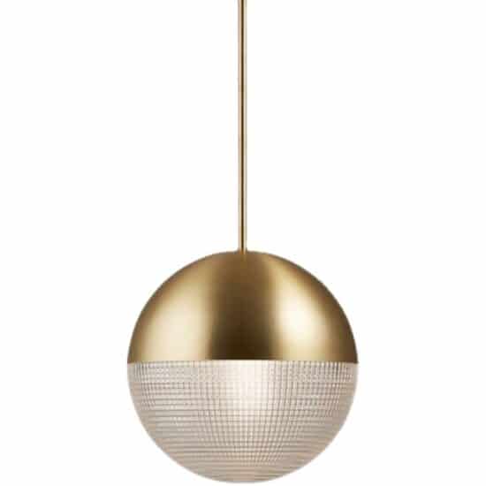 Ragnola Round Grid Glass Cover Pendant Lamp