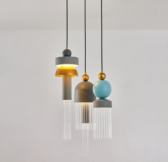 Sigrida Modern Scandinavian Geometric Shades Pendant Light