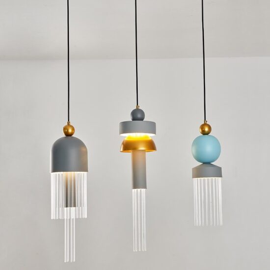 Sigrida Modern Scandinavian Geometric Shades Pendant Light