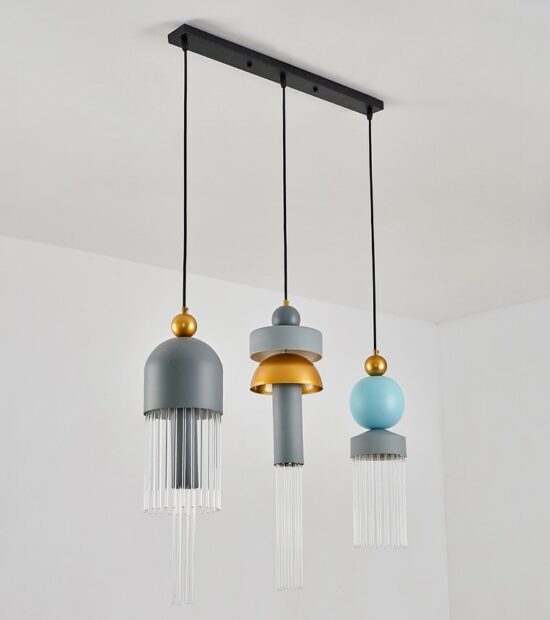 Sigrida Modern Scandinavian Geometric Shades Pendant Light