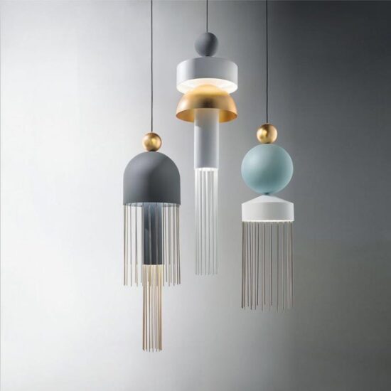 Sigrida Modern Scandinavian Geometric Shades Pendant Light