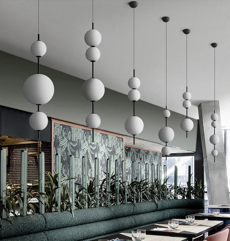 Soffika Glass Beads Pendnat Lamp