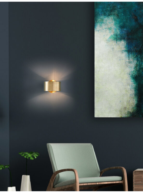 Lenuistt Up Down Drum Wall Lamp