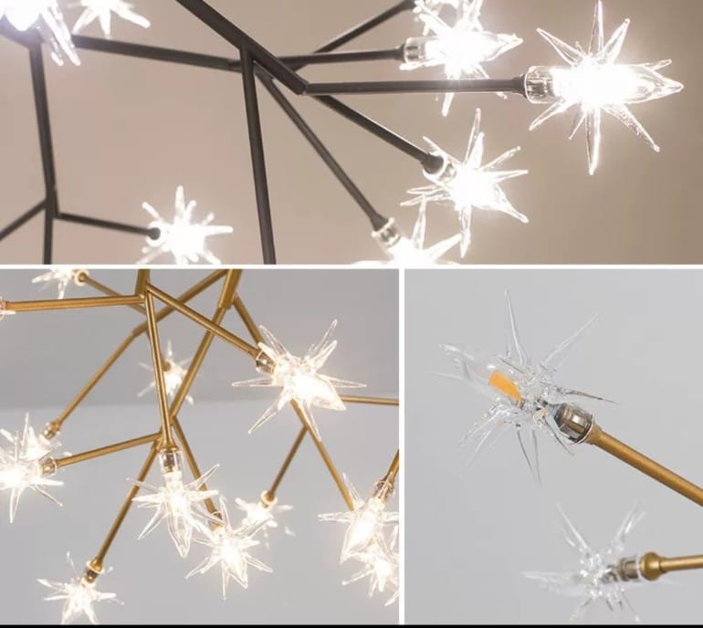 LED Starry Design Modern Simple Decorative Pendant Light