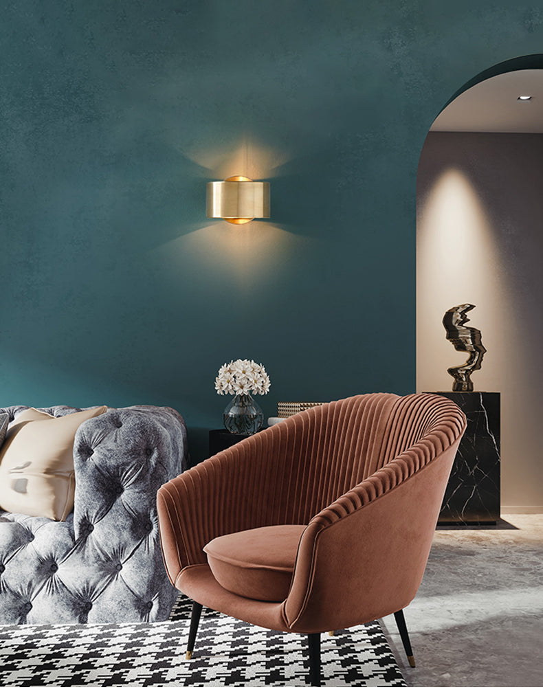 Lenuistt Up Down Drum Wall Lamp